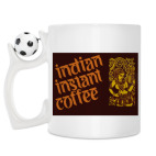 Кружка с футбольным мячиком