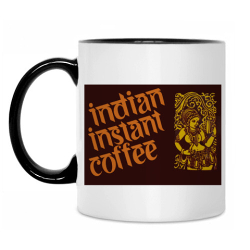 Кружка с принтом Indian instant coffee