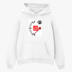 Толстовка худи оверсайз