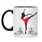 Кружка двухцветная