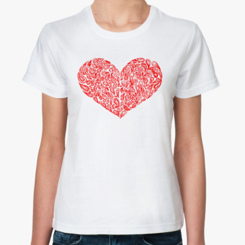 Классическая футболка Сердце