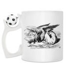 Кружка с футбольным мячиком