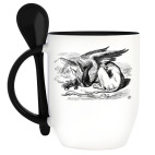 Кружка с ложкой