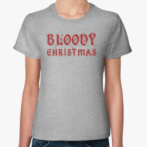 Женская футболка BLOODY CHRISTMAS
