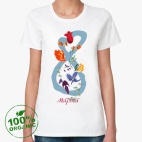 Женская футболка органик