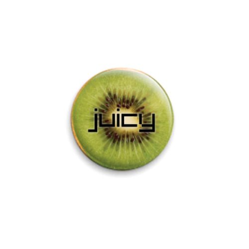 Значок 25мм с принтом juicy