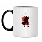 Кружка двухцветная