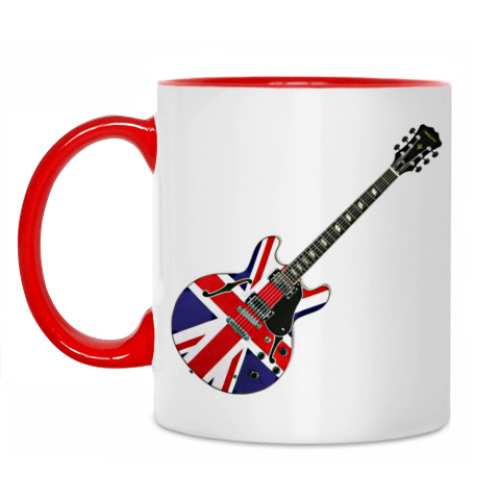 Кружка с принтом union jack