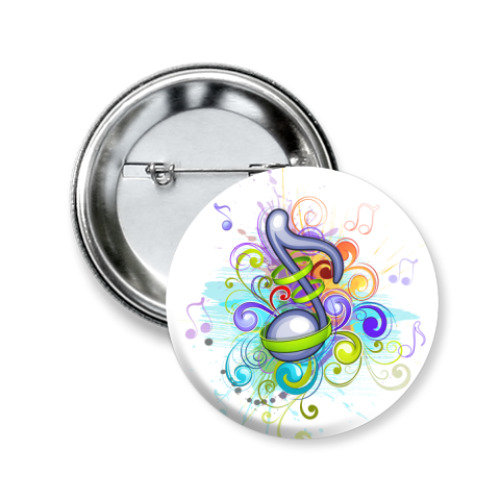 Значок 50мм Мелодия