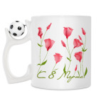 Кружка с футбольным мячиком