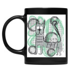 Кружка цветная UV-DTF