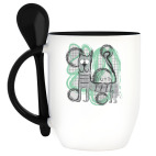 Кружка с ложкой