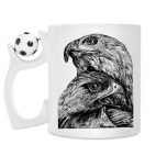 Кружка с футбольным мячиком