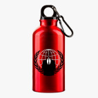 Металлическая бутылка 400 мл UV-DTF