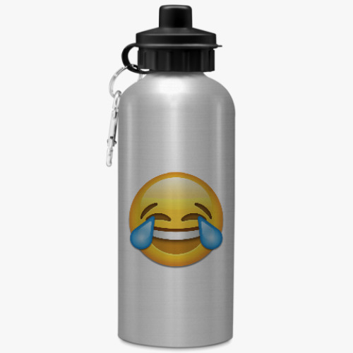 Спортивная бутылка/фляжка Emoji Смайл: Слезы Радости