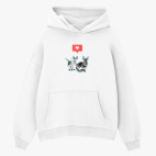 Толстовка худи оверсайз