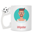 Кружка с футбольным мячиком