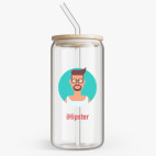 Банка с бамбуковой крышкой