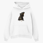 Толстовка худи оверсайз