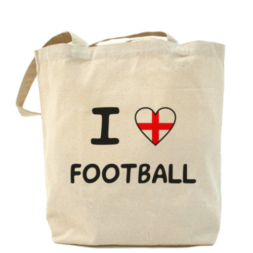 Сумка шоппер Я люблю английский футбол