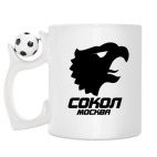 Кружка с футбольным мячиком