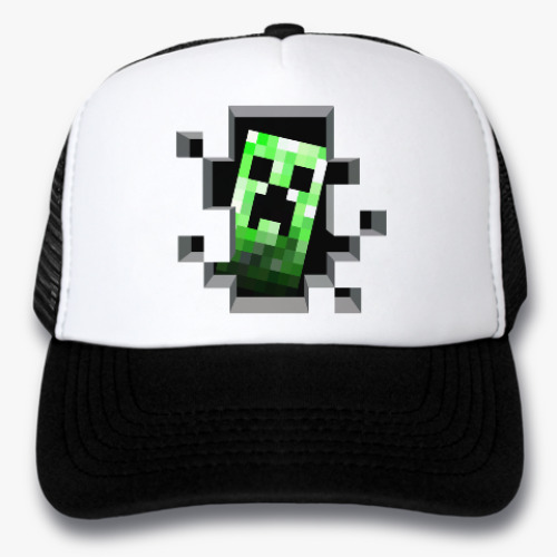 Кепка-тракер Creeper . Minecraft