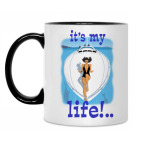 Кружка двухцветная