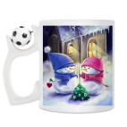 Кружка с футбольным мячиком