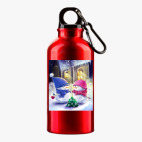 Металлическая бутылка 400 мл UV-DTF