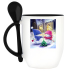 Кружка с ложкой