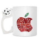 Кружка с футбольным мячиком