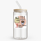 Банка с бамбуковой крышкой