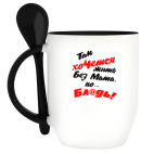 Кружка с ложкой