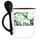 Кружка с ложкой