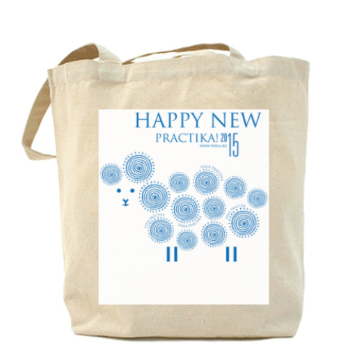 Сумка шоппер с принтом HappyNew Practika 2015