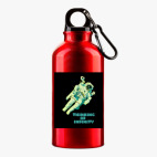 Металлическая бутылка 400 мл UV-DTF