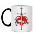 Кружка двухцветная