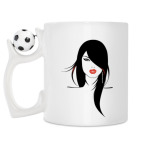 Кружка с футбольным мячиком