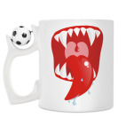Кружка с футбольным мячиком
