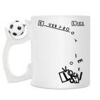 Кружка с футбольным мячиком