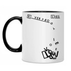 Кружка двухцветная