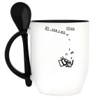 Кружка с ложкой