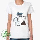 Женская футболка органик