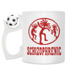 Кружка с футбольным мячиком