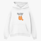 Толстовка худи оверсайз