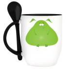 Кружка с ложкой