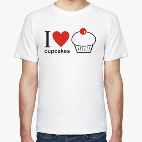 Футболка I Love Cupcakes!