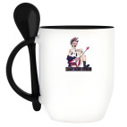 Кружка с ложкой