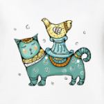 Кот и птичка