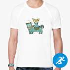 Мужская спортивная футболка